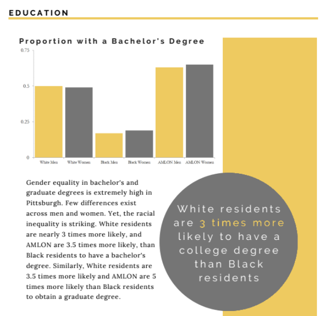 pittsburgh inequity across gender and race report